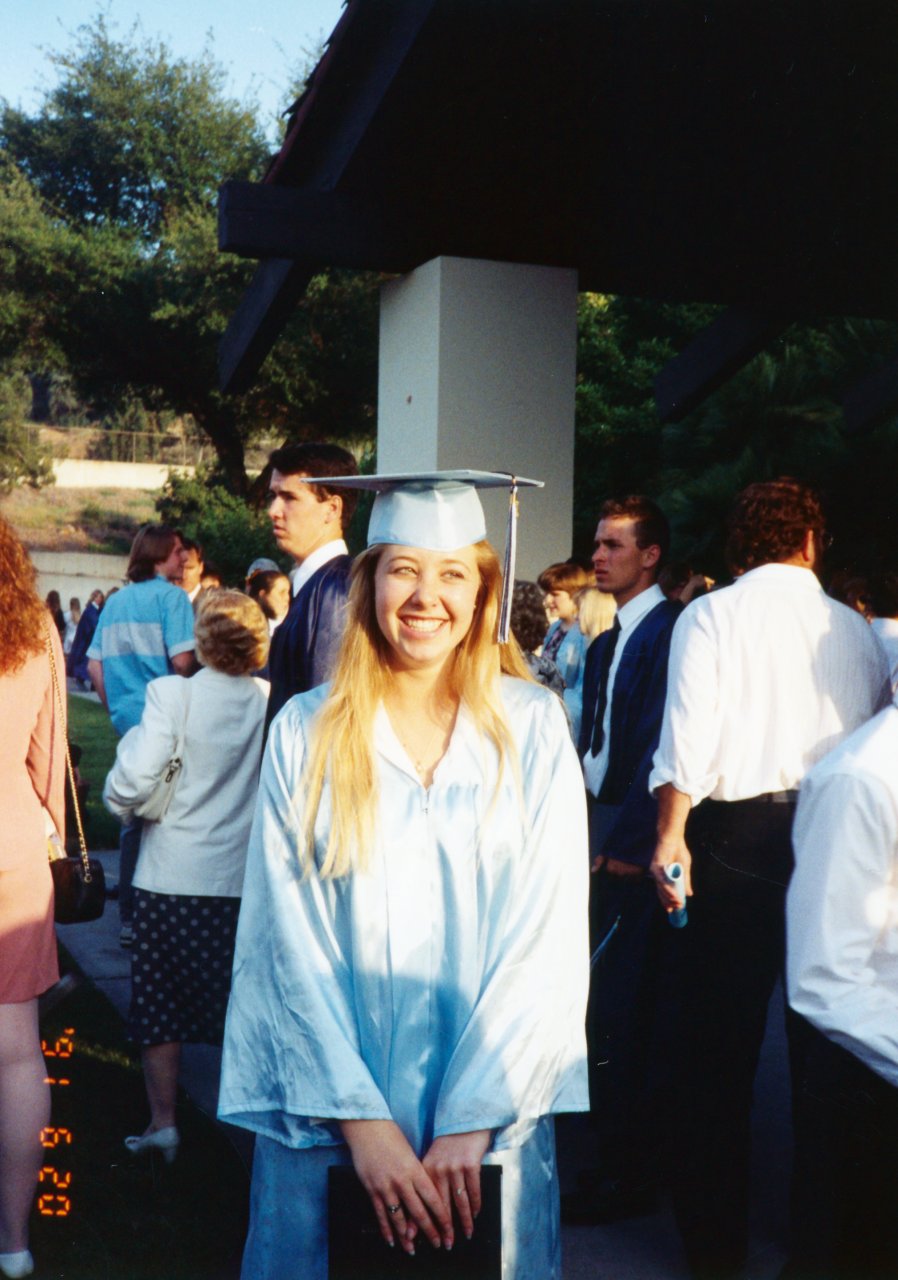 Jen graduation from High School June 91